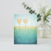 アムステルダムヴィンテージ旅行ポスター – アートポストカード ポストカード (スタンド正面)