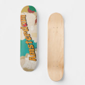 アムステルダムヴィンテージ旅行ポスター スケートボード (正面)