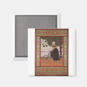 アムステルダムヴィンテージ自転車ポスターアート マグネット (正面/裏面)