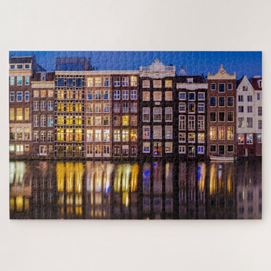 アムステルダム伝統的建築 ジグソーパズル (横)