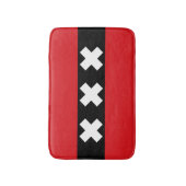 アムステルダム国旗、オランダバスルーム バスマット (正面縦)