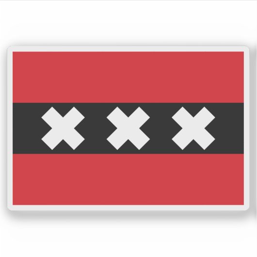 アムステルダム国旗、オランダ シール (正面)