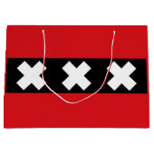 アムステルダム国旗、オランダ ラージペーパーバッグ (正面)