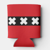 アムステルダム国旗、オランダ 缶クーラー (裏面)