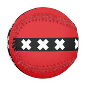 アムステルダム国旗、オランダ 野球ボール (正面左)