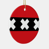 アムステルダム国旗 セラミックオーナメント (右)