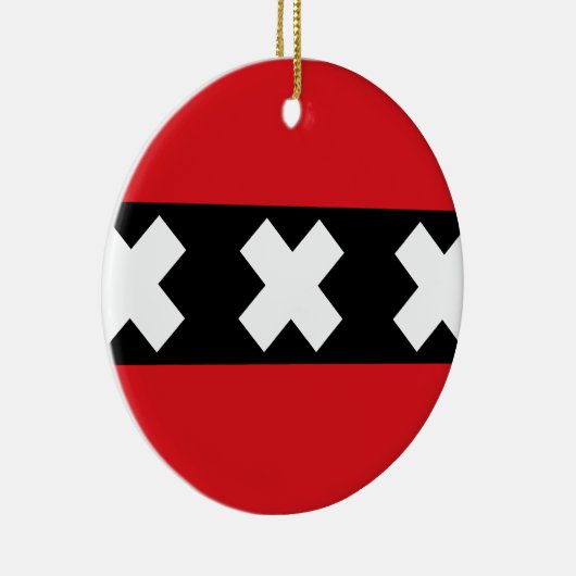 アムステルダム国旗 セラミックオーナメント (右)