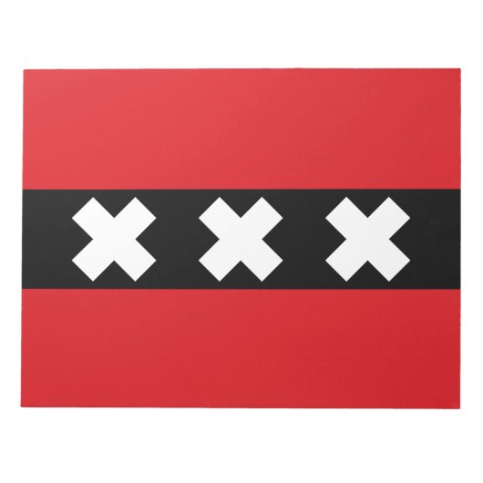 アムステルダム国旗 ノートパッド (正面)