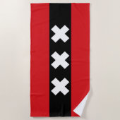 アムステルダム国旗 ビーチタオル (正面)