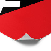 アムステルダム国旗 ポスター (角)