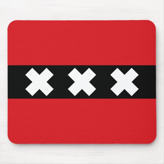 アムステルダム国旗 マウスパッド (正面)