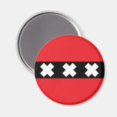 アムステルダム国旗 マグネット (正面/裏面)