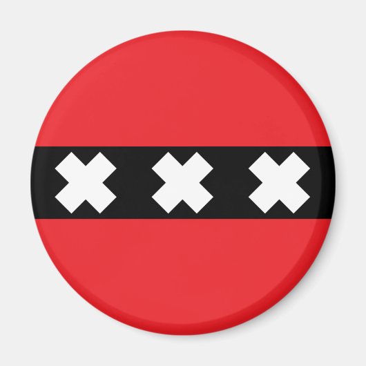 アムステルダム国旗 マグネット (正面)