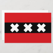 アムステルダム国旗 便箋 (正面/裏面)