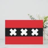 アムステルダム国旗 便箋 (スタンド正面)