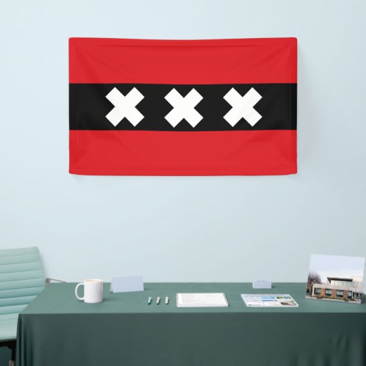 アムステルダム国旗 横断幕 (トレードショー)