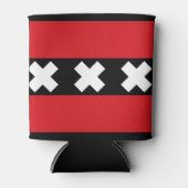 アムステルダム国旗 缶クーラー (正面)