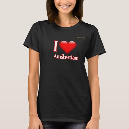 アムステルダム大好き Tシャツ (正面)