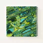 アムステルダム市の構造地図 ノートブック (裏面)