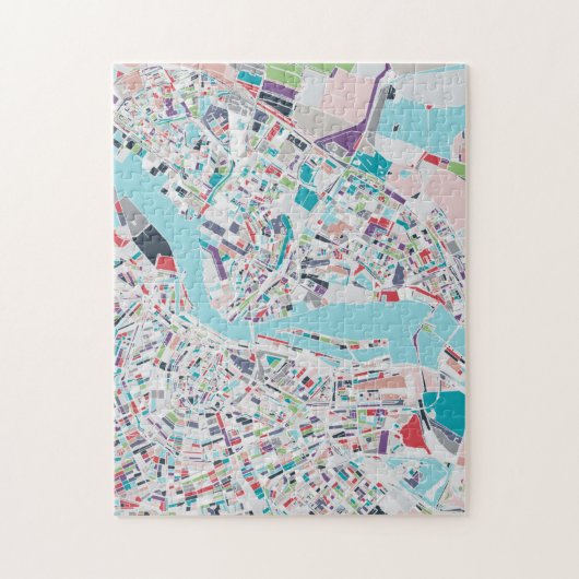 アムステルダム市 ジグソーパズル (縦)