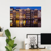 アムステルダム建物ポスター ポスター (ホームオフィス)