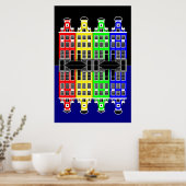 アムステルダム建築 – 商店の家 ポスター (キッチン)