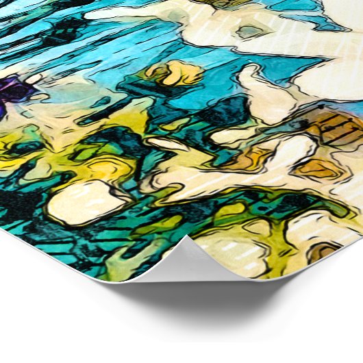 アムステルダム旅行ポスター ポスター (角)