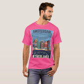 アムステルダム旅行 Tシャツ (正面フル)