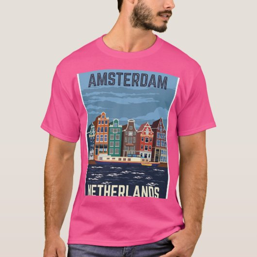 アムステルダム旅行 Tシャツ (正面)