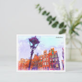 アムステルダム歩道 ポストカード (スタンド正面)