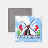 アムステルダム磁石 マグネット (正面/裏面)