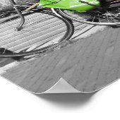 アムステルダム自転車 ポスター (角)