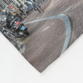 アムステルダム記念物写真コラージュ フリースブランケット (角)