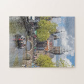 アムステルダム運河とブリッジパズル ジグソーパズル (横)