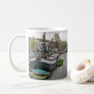 アムステルダム運河のマグ コーヒーマグカップ