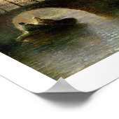 アムステルダム運河の姿(パネル上の油) ポスター (角)