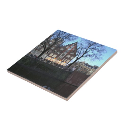 アムステルダム運河の家 タイル (側面)