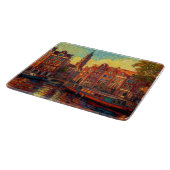 アムステルダム運河ハウスバンゴッホスタイル カッティングボード (角)