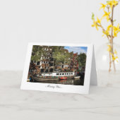 アムステルダム運河バ恋しく思ージ – 'You カード (黄色い花)