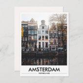 アムステルダム運河フォトポストカード ポストカード (正面/裏面)