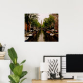 アムステルダム運河 ポスター (ホームオフィス)