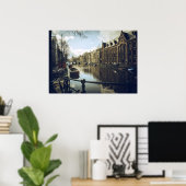 アムステルダム運河 ポスター (ホームオフィス)