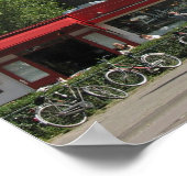 アムステルダム風車「De Gooyer」写真ポスター ポスター (角)