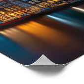 アムステルダム魅力的シティ ポスター (角)