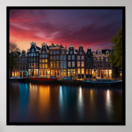 アムステルダム魅力的シティ ポスター