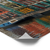 アムステルダム魅力的シティ ポスター (角)