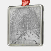アムステルダム1662年の地図 メタルオーナメント (左)