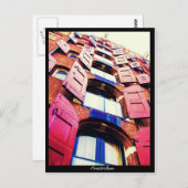 アムステルダム-オランダのスタイルの窓 ポストカード (正面/裏面)