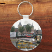 アムステルダム、オランダ キーホルダー (正面)