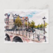アムステルダム、オランダ シーズンポストカード (正面)